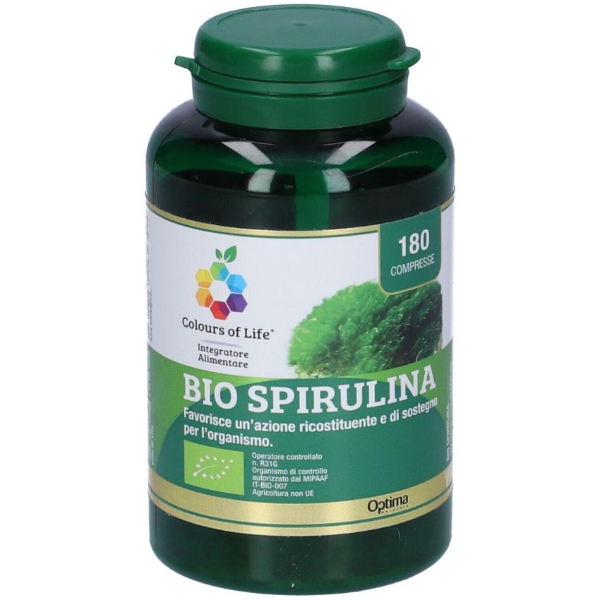 Optima Life Bio Spirulina - 180 Compresse