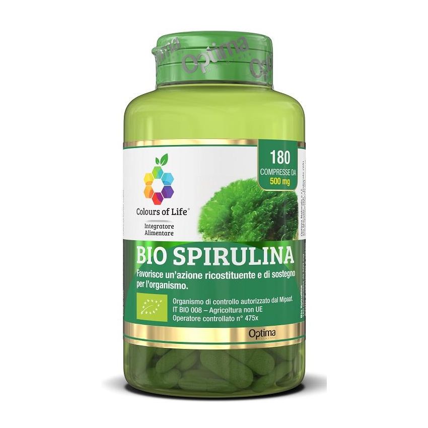 Optima Life Bio Spirulina - 180 Compresse