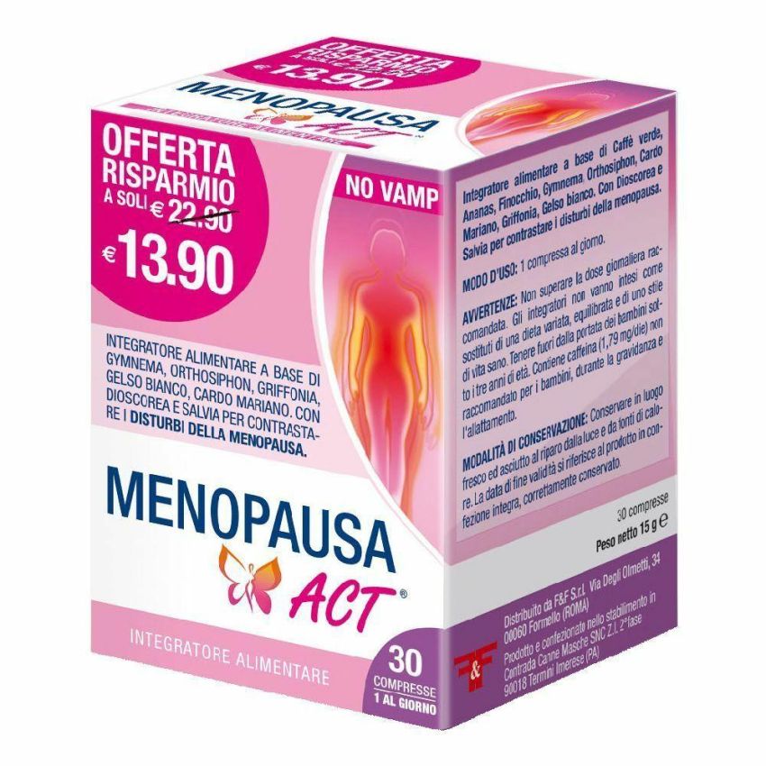 Act Menopause Support - 30 Compresse