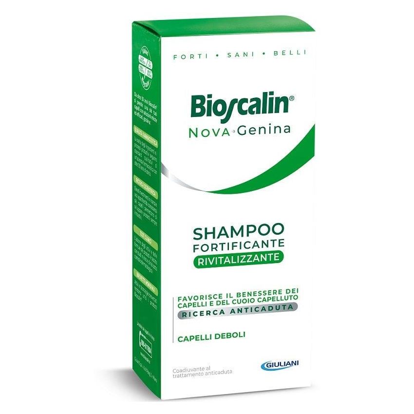 Bioscalin Nova Genina 200ml - Shampoo Rivitalizzante e Fortificante