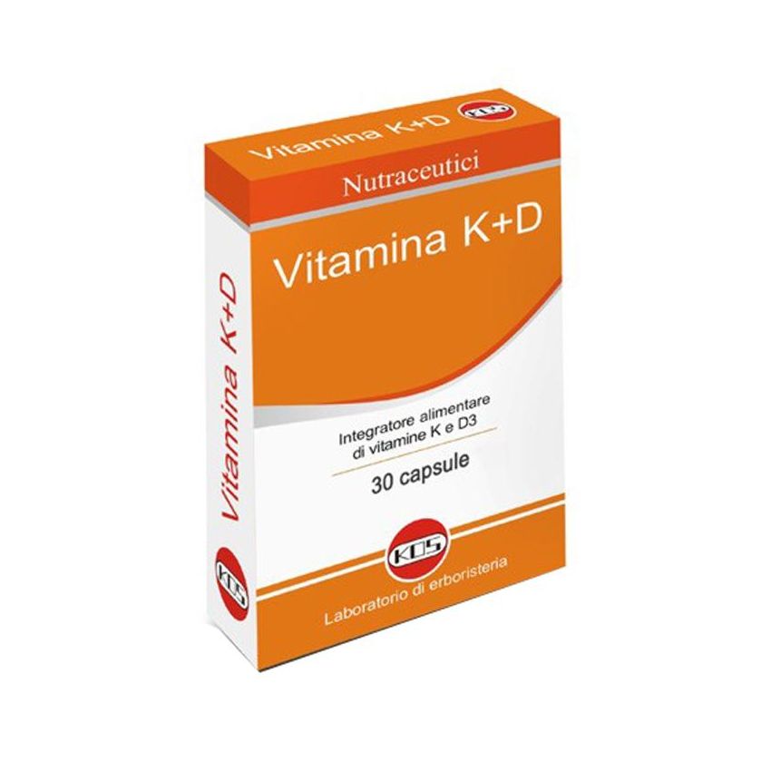 Kos Vegetale: Vitamine K+D in 30 Capsule Salutari
