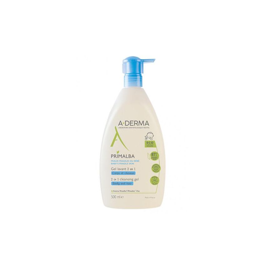 Gel Detergente 2 in 1 Primalba di A-Derma - 500ml