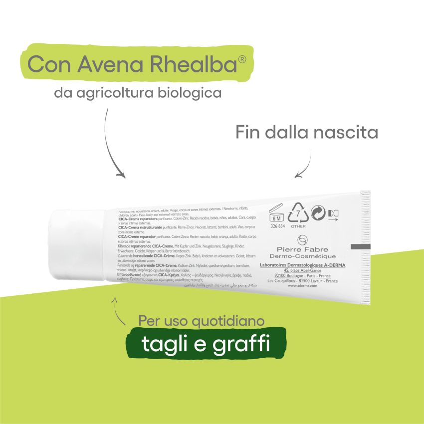 Aderma Dermalibour+ Crema Rigenerante e Purificante 50ml