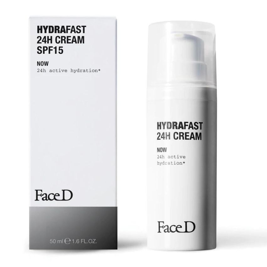 Crema Idratante per il Viso 24H con SPF15 Face D - 50ml