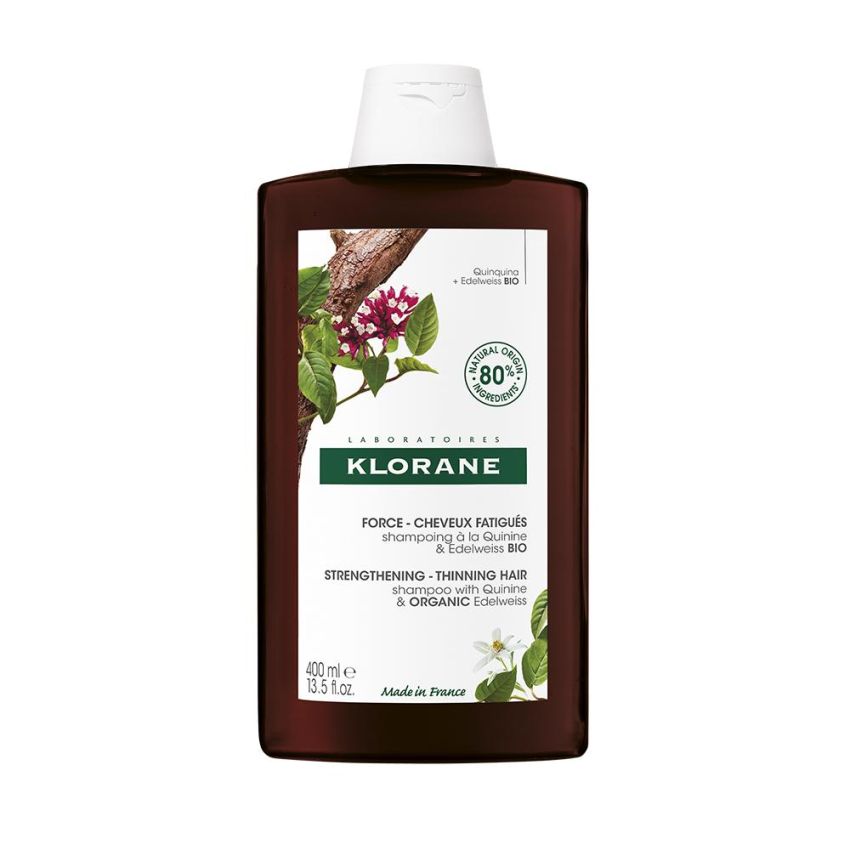 Klorane Shampoo alla Chinina e Stella Alpina Bio - 400ml