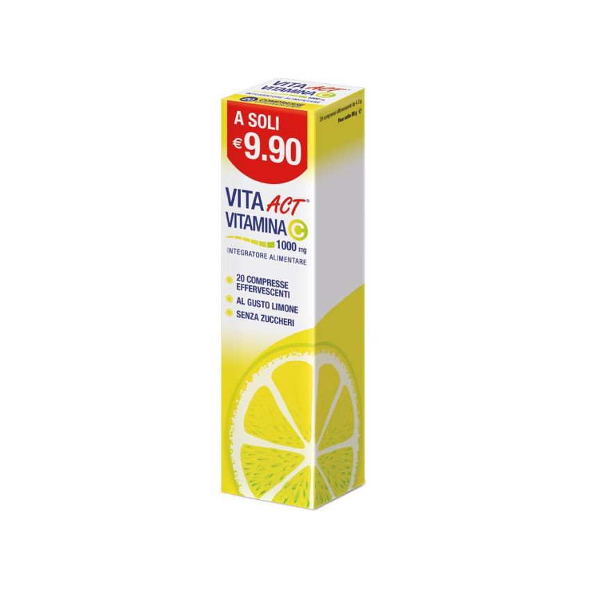 Act Vitamina C 1000mg - 20 Compresse Effervescenti