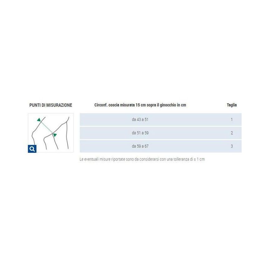 Gibaud Ortho Quadrigib 3D - Cosciale di Contenzione Ortopedico Taglia 01