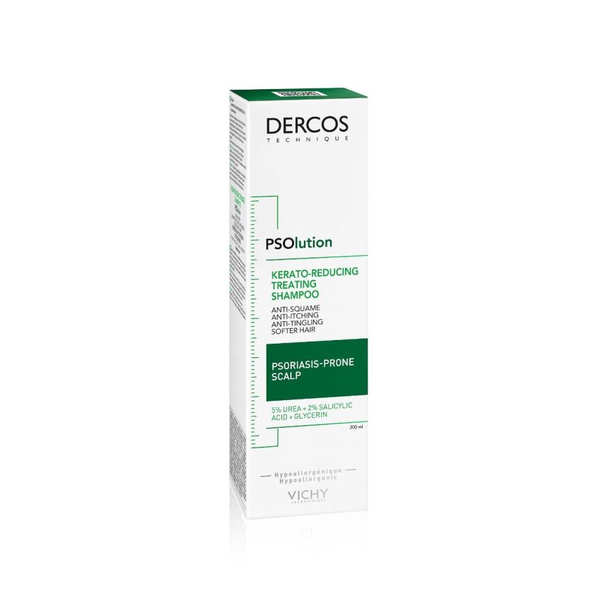 Vichy Dercos Psolution Shampoo Trattamento Riduttore di Cheratina - 200ml