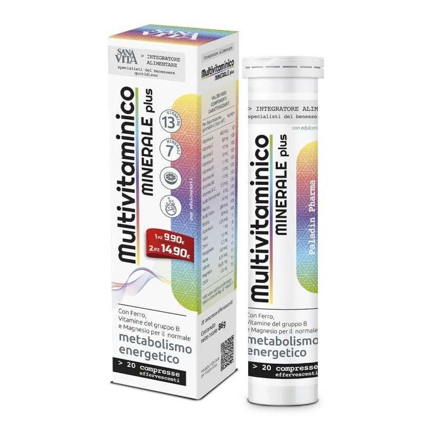 Sanavita Effervescenti Multivitaminiche e Minerali - 20 Compresse