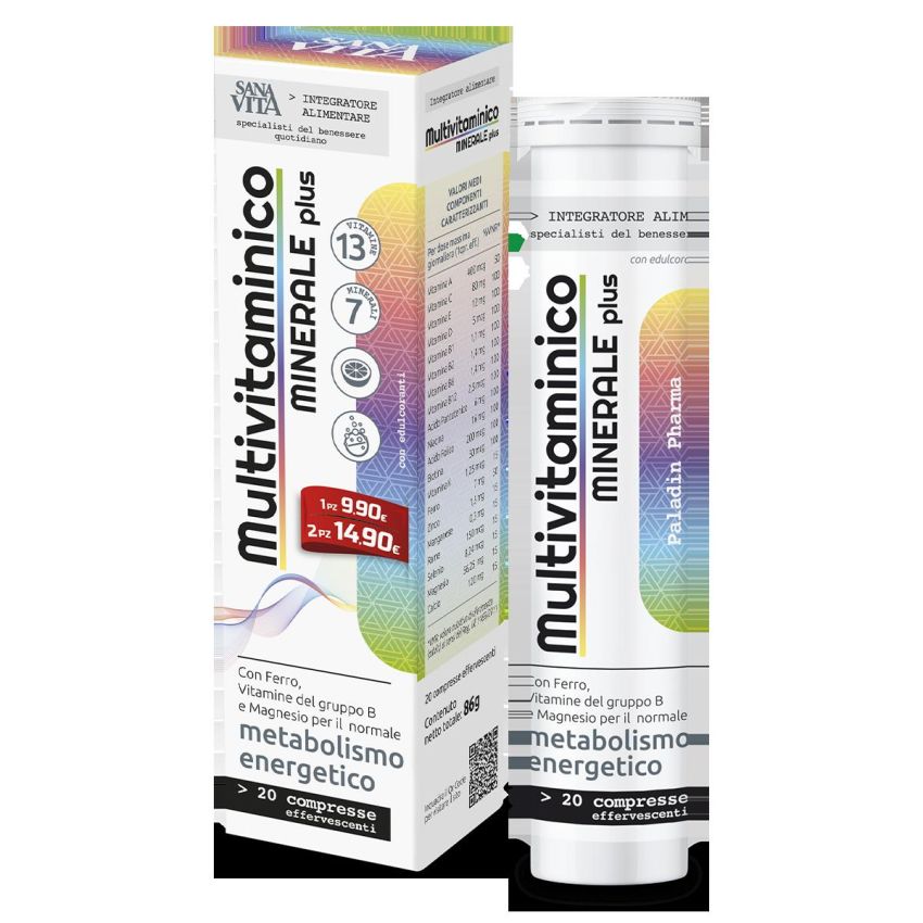 Sanavita Effervescenti Multivitaminiche e Minerali - 20 Compresse
