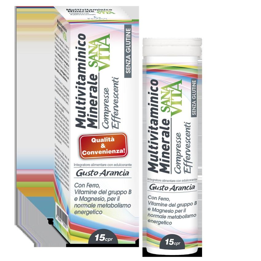 Sanavita Effervescenti Multivitaminiche e Minerali - 20 Compresse