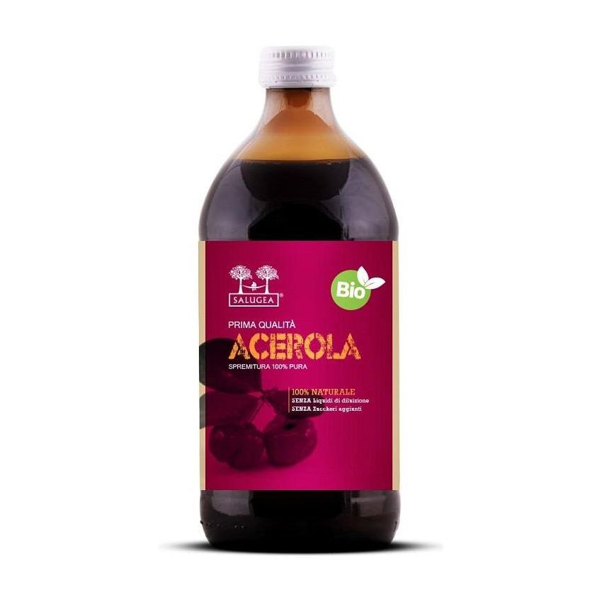 Salugea Bio Acerola Juice, 500 ml - 100% Organic