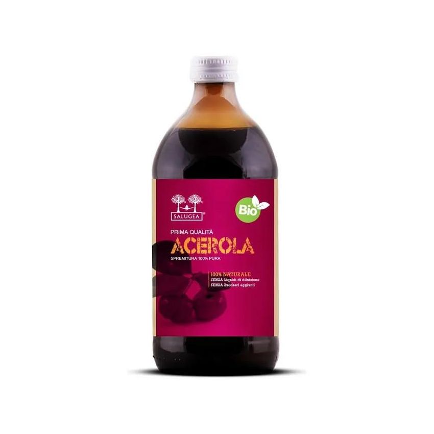 Salugea Bio Acerola Juice, 500 ml - 100% Organic