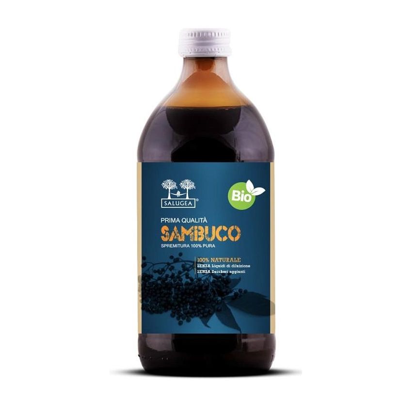 Salugea Bio Succo di Sambuco Puro 500ml