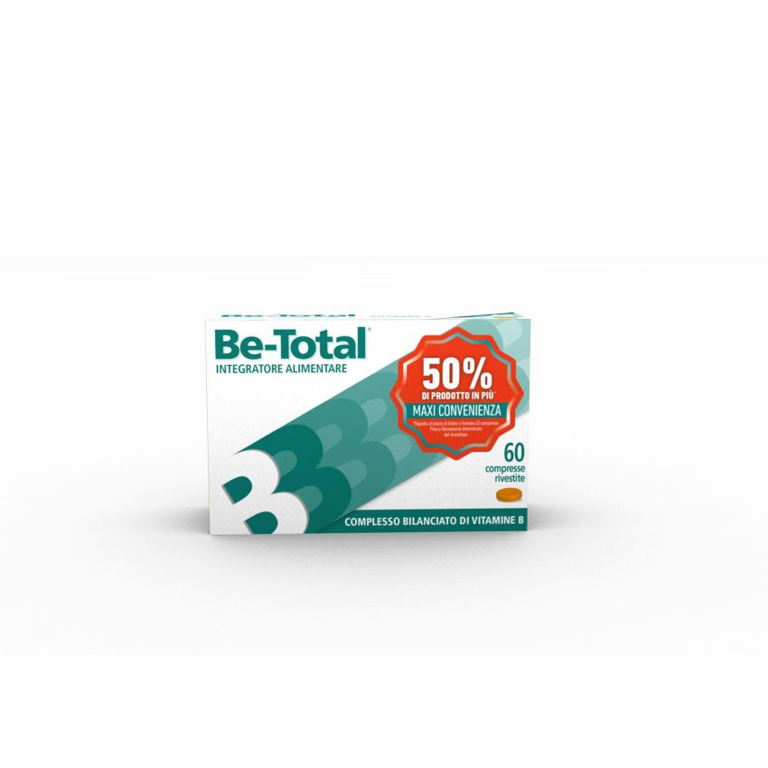 Be-Total Supplemento Energetico per Adulti - 60 Compresse