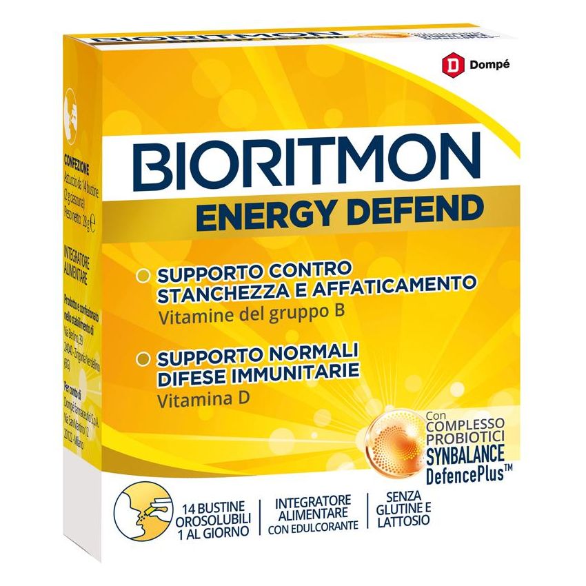 Bioritmon Energy Defend - 14 Bustine per Supporto Energetico