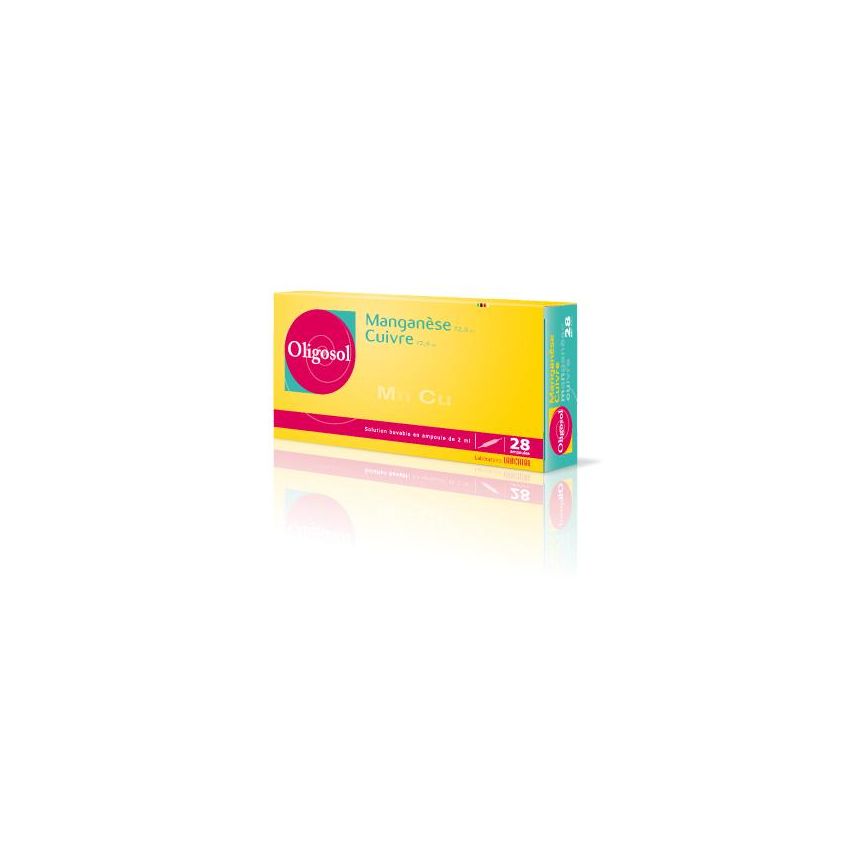 Labcatal Oligosol Manganese/Copper - 28 Ampoules