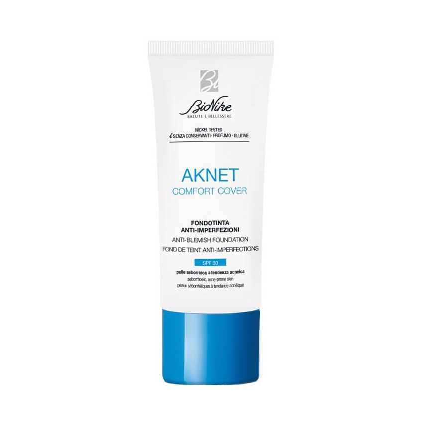 Bionike Aknet Comfort 30ml - Fondotinta Anti-Imperfezioni 104 Biscuit