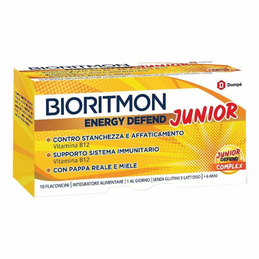 Bioritmon Junior Energy Defense - 10 Fiale da 10ml