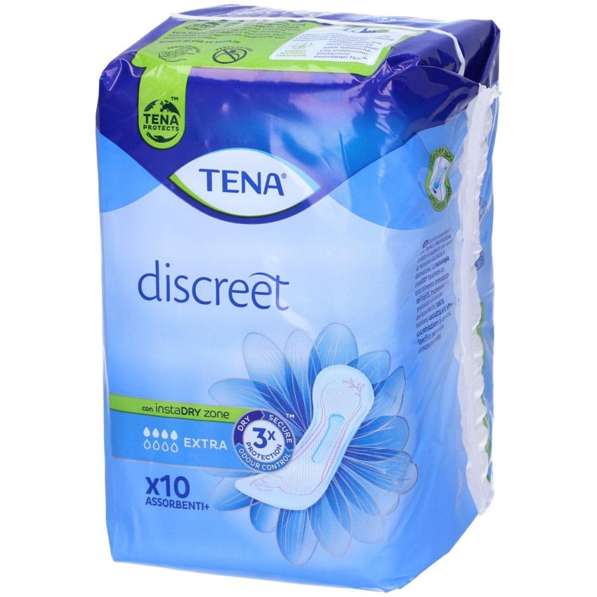 Tena Discreet Extra Assorbente - Pacco da 10 Pezzi