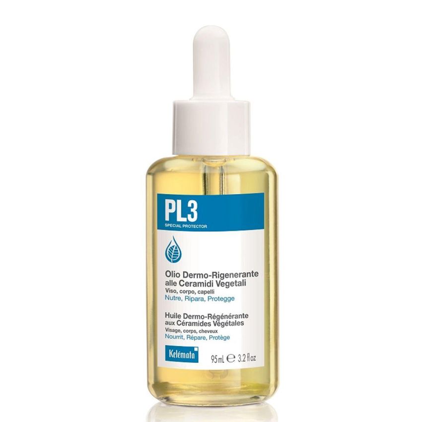 Olio Dermo-Rigenerante PL3 per Viso, Corpo e Capelli, 95ml