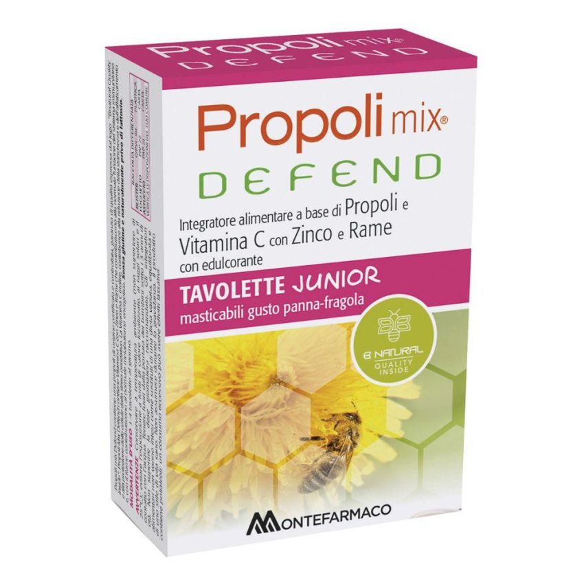 Mix di Propoli Defend Junior - 48 Tavolette Masticabili