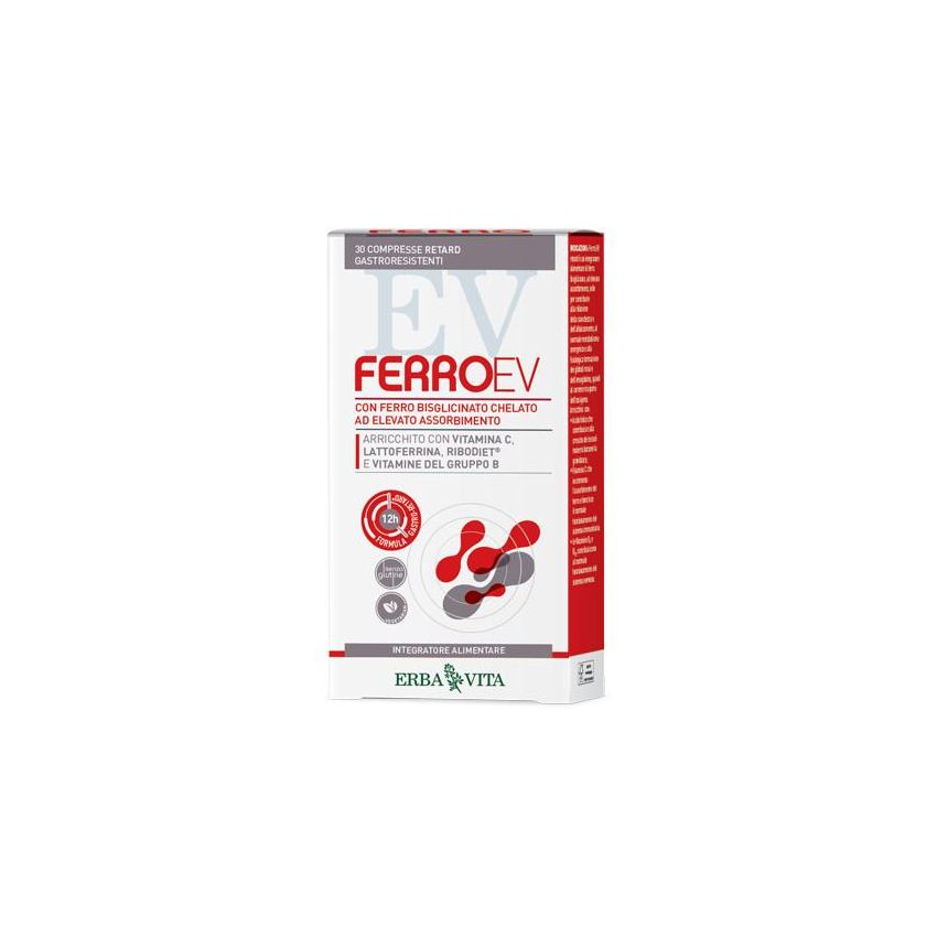 Erba Vita Ferro EV Retard - 30 Compresse Rilascio Prolungato
