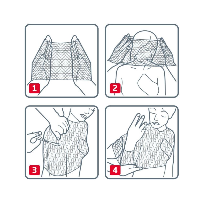 Rete Tubolare Elastofix per Torace e Dorso, 2.5m