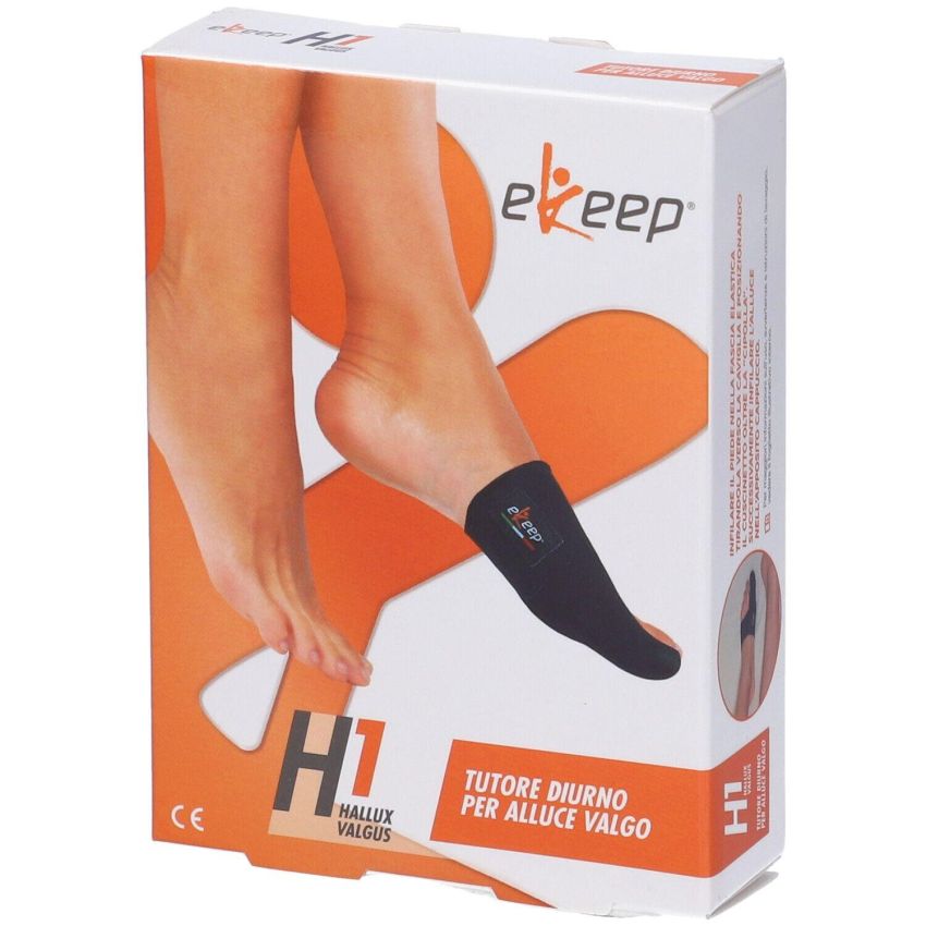 Ekeep H1 Correttore Diurno per Hallux Valgus, Alluce Valgo, Taglia 2