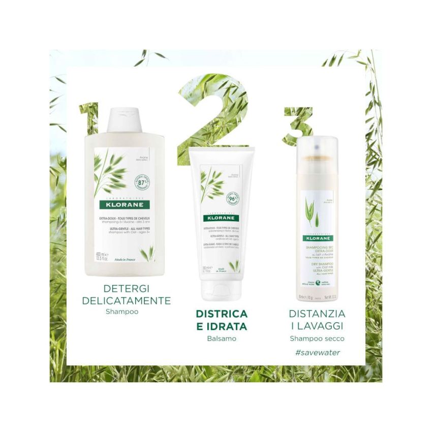 Balsamo Protettivo e Delicato all'Avena Bio Klorane 200ml