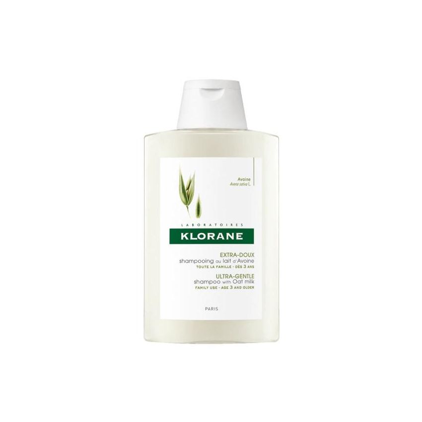 Klorane Ultra-Gentile Shampoo con Latte d'Avena, 200ml