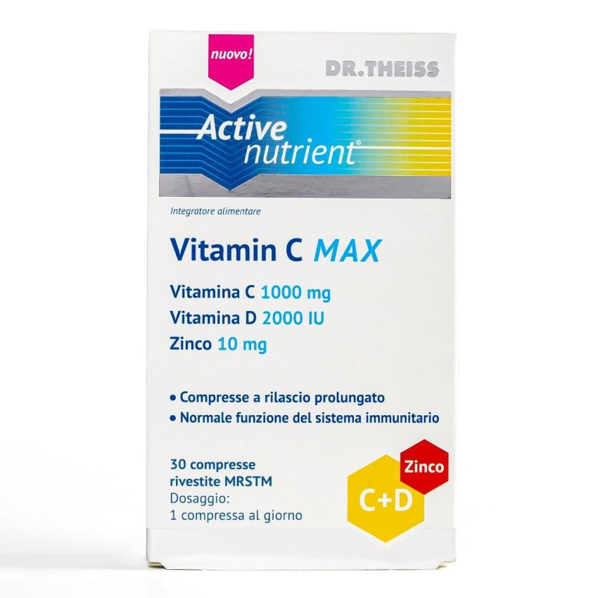 Dr Theiss Active Nutrient Massima Forza Vitamina C - 30 Compresse