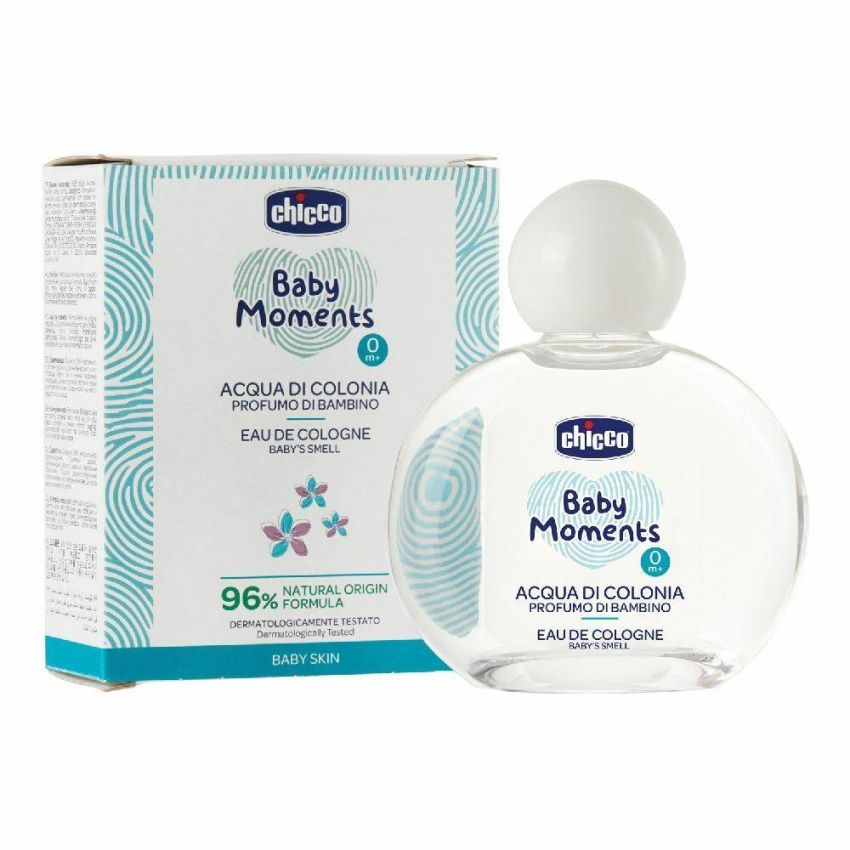 Chicco Baby Moments - Delicata Acqua di Colonia per Bambino, 100ml