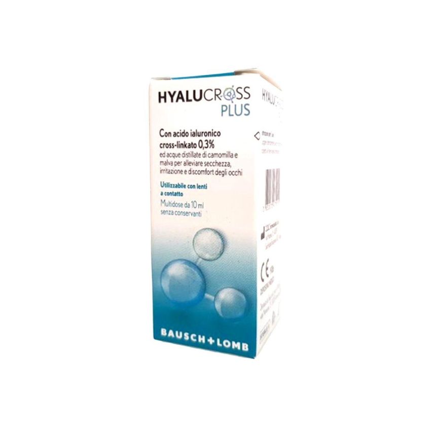 Gocce Oculari Hyalucross Plus - Formula Idratante, 10ml