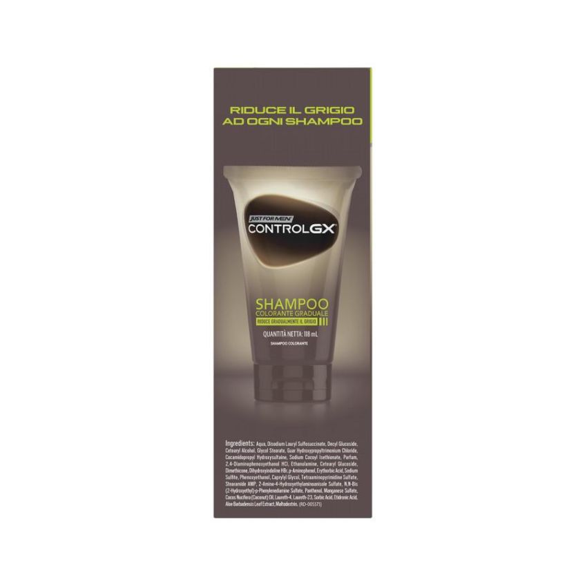 Just for Men Control Gx - Shampoo Colorante Graduale - 118ml