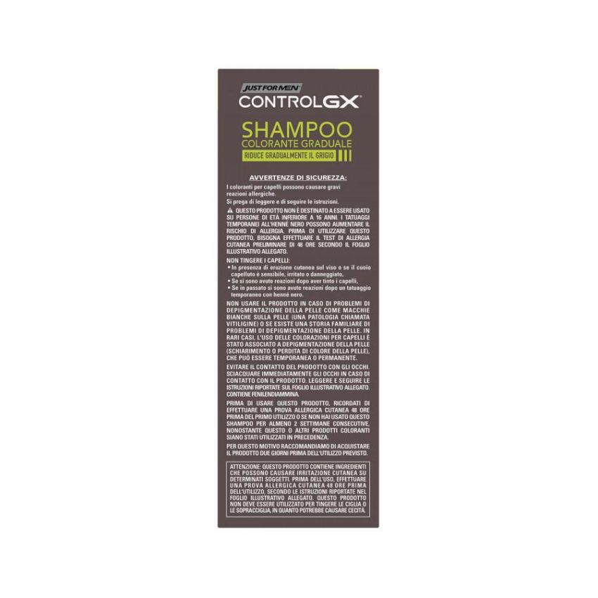 Just for Men Control Gx - Shampoo Colorante Graduale - 118ml