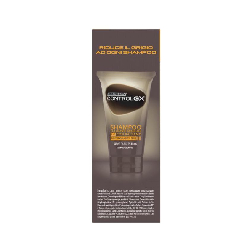 Just For Men Control GX - Shampoo e Balsamo 2 in 1 - 118ml