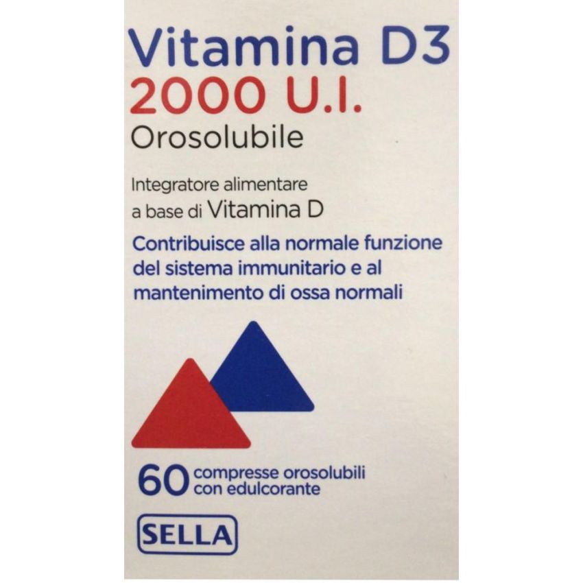 Vitamina D3 2000Ui Solubile in Bocca - 60 Compresse Orosolubili