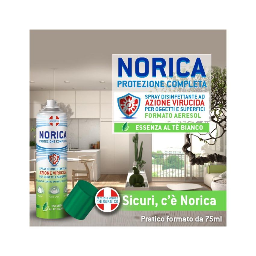 Norica Spray Disinfettante Completo per Superfici 300ml