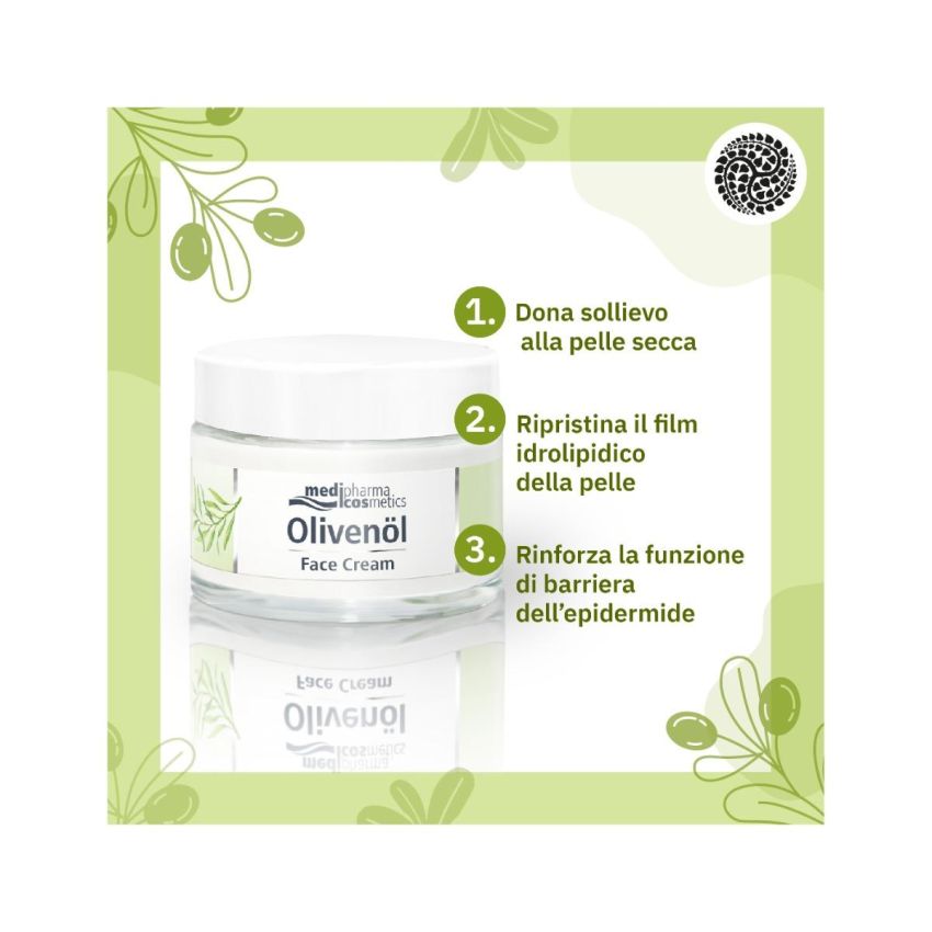 Medipharma Olivenol Crema Viso Idratante 50ml