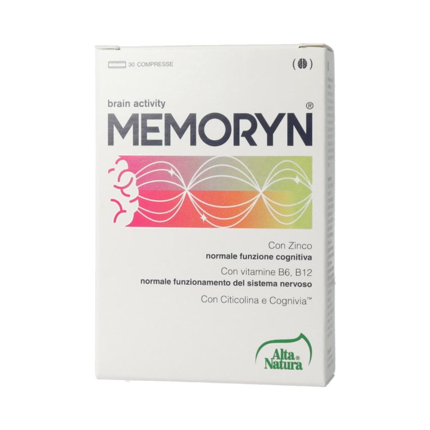 Alta Natura Memoryn - Integratore per la Memoria, 30 Compresse