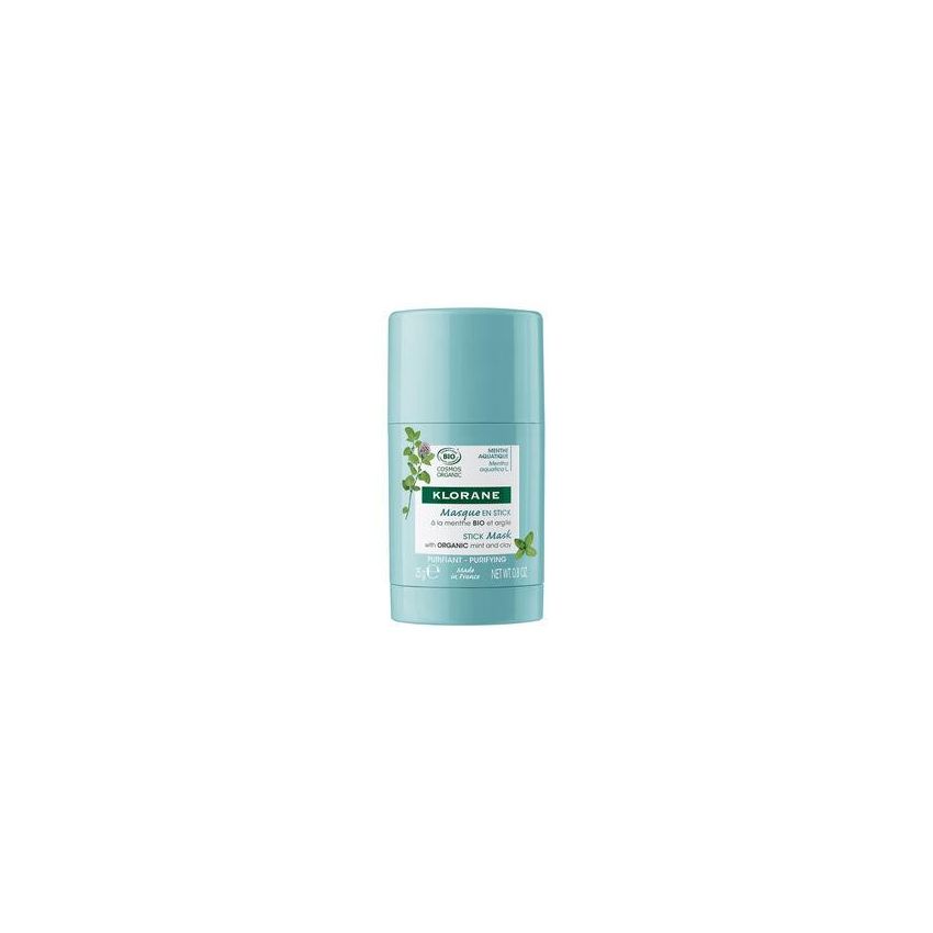 Klorane Bio Maschera Stick Purificante con Menta Acquatica - 25g