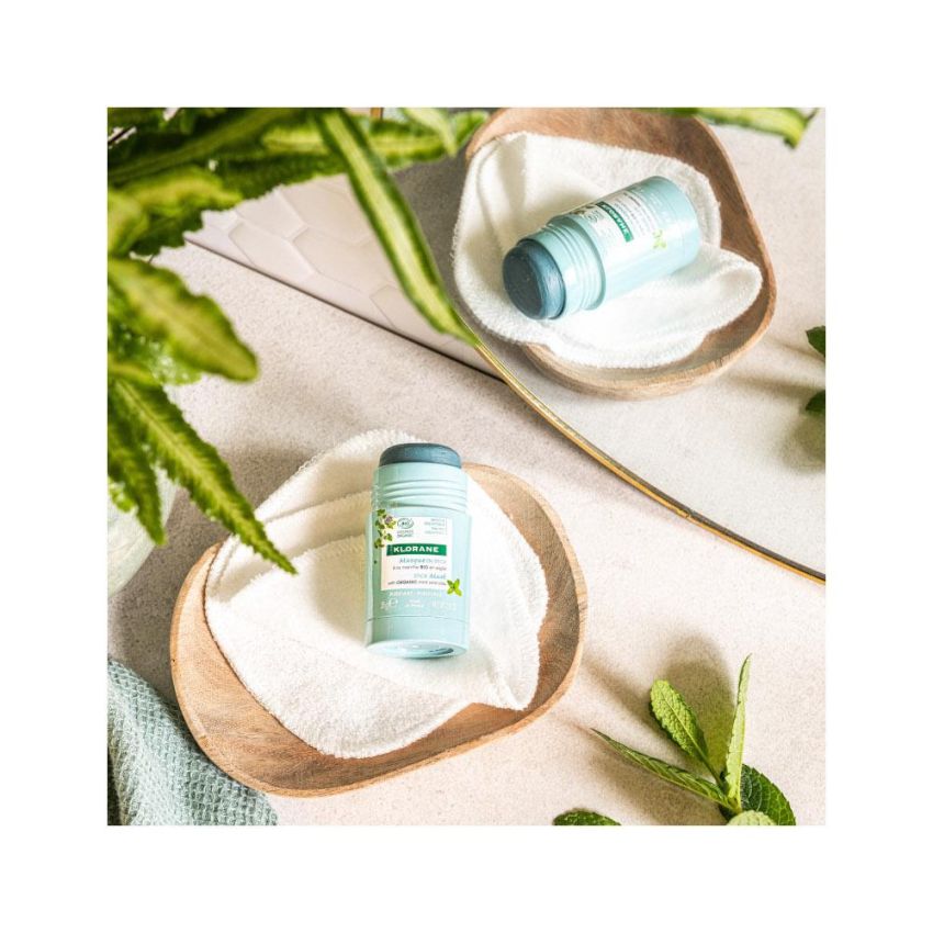 Klorane Bio Maschera Stick Purificante con Menta Acquatica - 25g