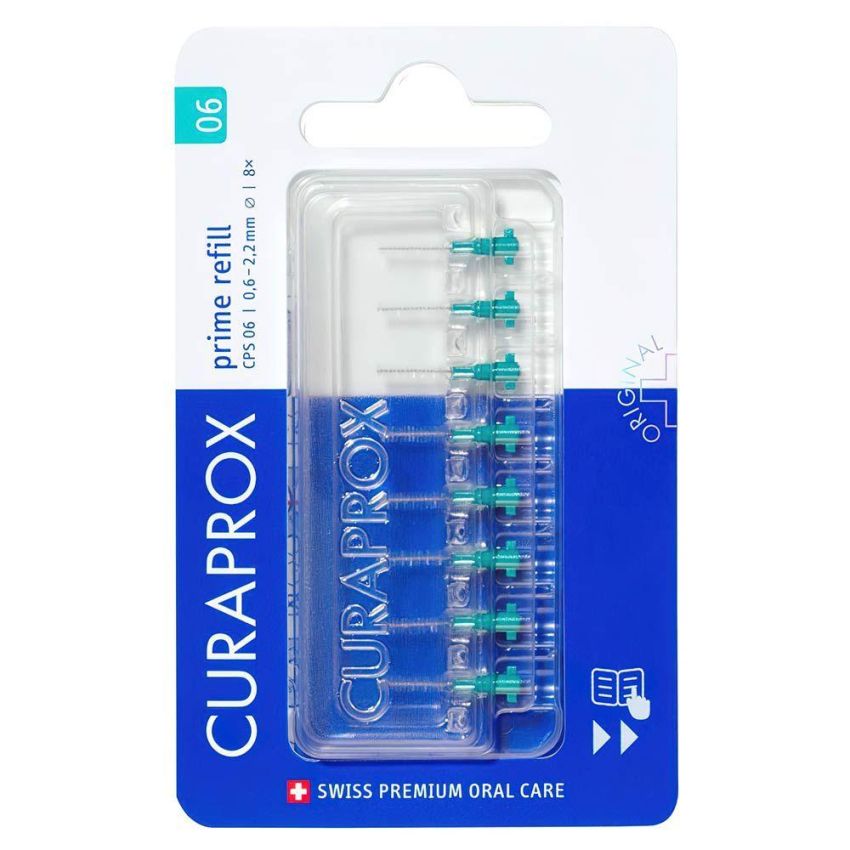 Refill da 8 Pezzi per Scovolino Interdentale Curaprox CPS 06 Prime
