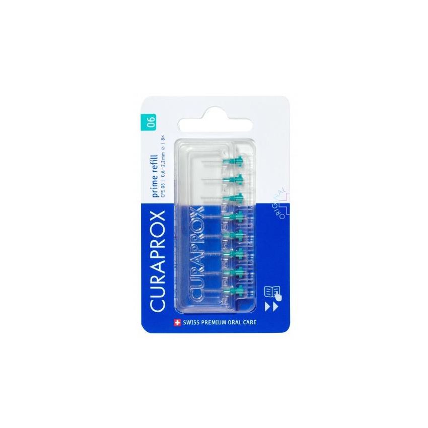 Refill da 8 Pezzi per Scovolino Interdentale Curaprox CPS 06 Prime