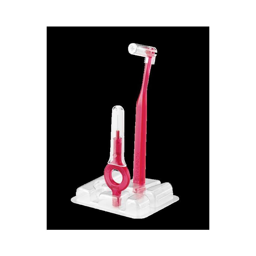 Set di 5 Scovolini Curaprox CPS 07 Prime Start con 2 Maniglie UHS 409 e UHS 470