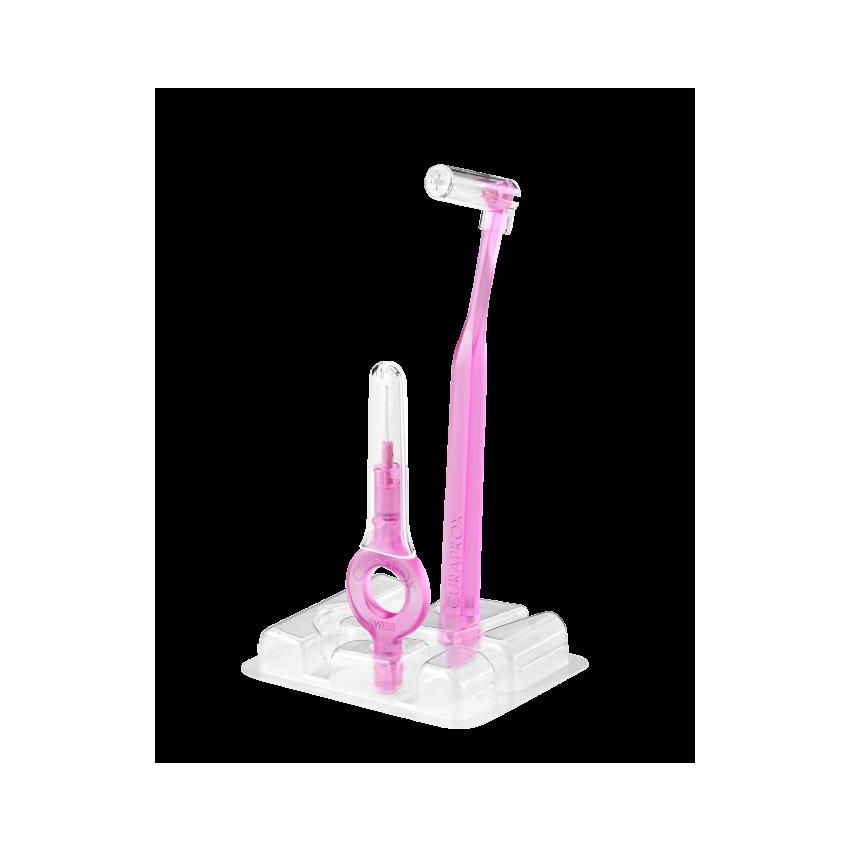 Kit iniziale Curaprox CPS 08 Prime: 5 Scovolini con 2 Maniglie