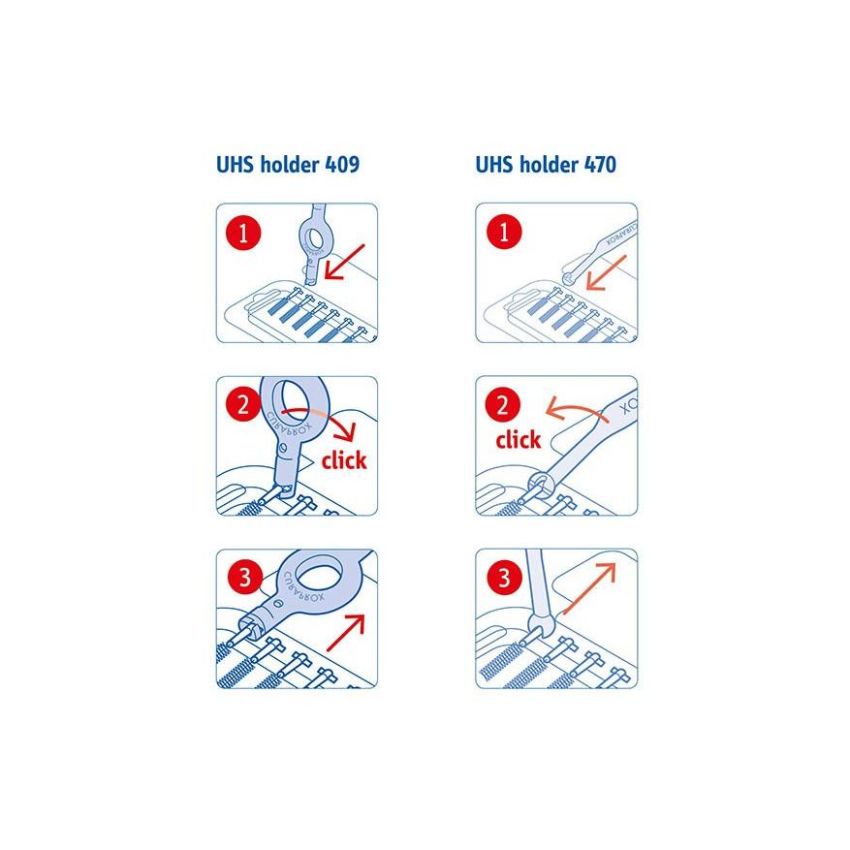 Kit iniziale Curaprox CPS 08 Prime: 5 Scovolini con 2 Maniglie