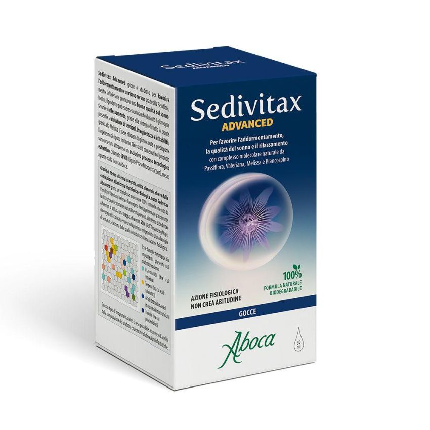 Sedivitax Advanced - Integratore in Gocce per il Sonno, 30ml