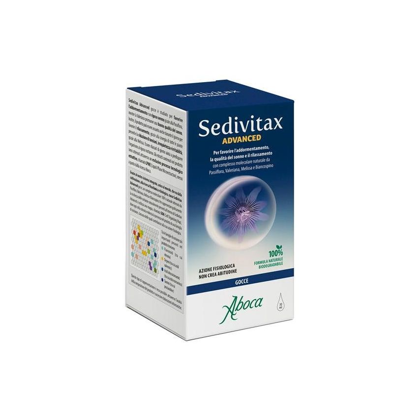 Sedivitax Advanced - Integratore in Gocce per il Sonno, 30ml
